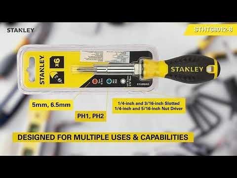 Stanley Screwdriver | 6-way operation | hand tools for easy use
