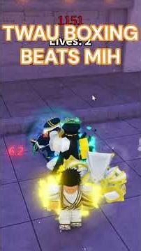 TWAU BOXING BEATS MIH USER #yba #roblox #trending #shorts #tiktok #viralvideo #viralshorts #jjba