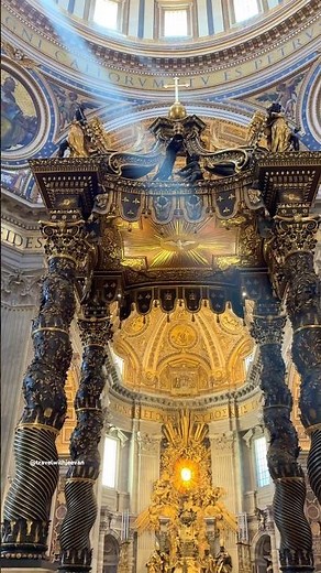 St. Peter’s Basilica: A Vatican Masterpiece 🇻🇦 #vatican #stpetersbasilica #rome #basilica #europe