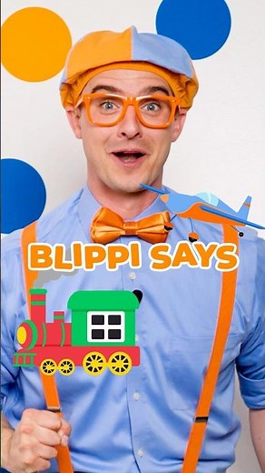 Play Simon Says with Blippi! ✨ Game for Kids #kidsgames #shorts #blippi