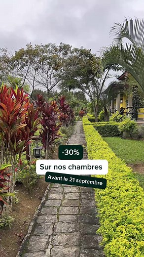 👉 -𝟑𝟎% 𝐬𝐮𝐫 𝐧𝐨𝐬 𝐜𝐡𝐚𝐦𝐛𝐫𝐞𝐬 & 𝐛𝐮𝐧𝐠𝐚𝐥𝐨𝐰𝐬 C’est l’occasion parfaite pour souffler une dernière fois, se réveiller au cœur de la nature, partager des moments en famille ou entre amis… 🌿 📅 Profitez-en jusqu’au 21 septembre 2025 ! 📍 On vous attend à Andasibe Lemurs Lodge 💚 📲 Réservez dès maintenant : 📞 261 34 70 091 26 📩 lemurslodgereception@hotmail.com 🌐 andasibe-lemurs-lodge.mg 🎼Magnifique son de @KoloinaSandrinah ❤️ . . . . #Andasibe #LemursLodge #Promotion #Vacances