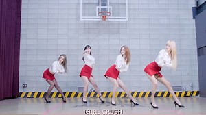 (GIRL-CRUSH)-"(Oppa, Do you trust me？)" DANCE PRACTICE VIDEO (REDVER.)