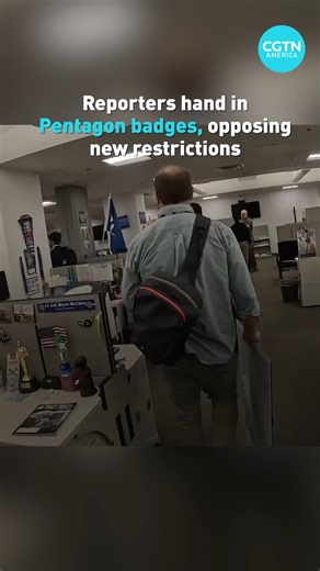 Dozens of journalists turned in their badges at the Department of Defense late Wednesday, Oct. 15, instead of agreeing to the new restrictions set by the White House on their coverage. Defense Secretary Pete Hegseth announced new press access rules in mid-September, which limited where reporters could go without an official escort. Reporters were only given a handful of days to either agree or turn in their credentials. Most news organizations refused the limitation, waiting until the 4 p.m. dea