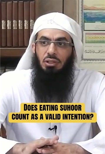 Does eating suhoor count as a proper niyyah for Fard fasts like in #Ramadan ? #رمضان #ramadan2026 #الله #shaykhahmadmusajibril