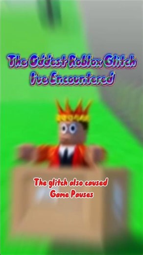 The oddest Roblox glitch I've encountered #roblox #glitch #gamebug