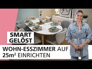 Klein & praktisch eingerichtet - dein Wohn-Esszimmer auf 25 qm 🛋 | Smart gelöst | INTERIYEAH!
