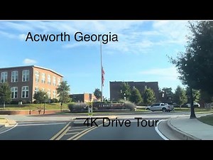 Acworth Georgia 4K Drive Tour