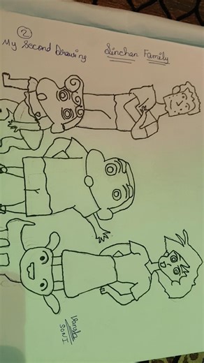 shin-chan drawing easy and easily draw