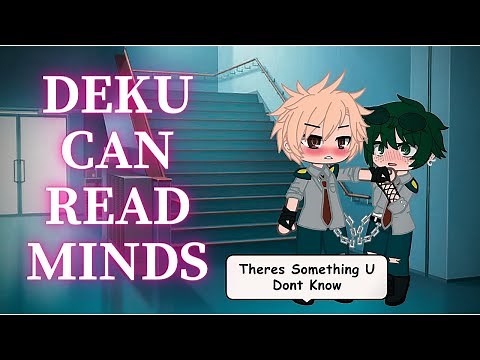 Deku Can Read Everyone's Mind! | Bakudeku (BkDk) | BNHA & MHA | Gacha Club