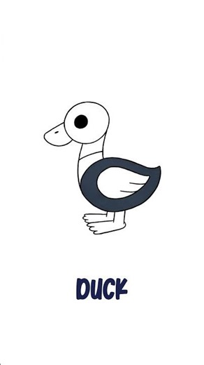 Duck Drawing #drawing #shorts