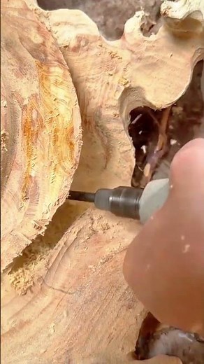 Carving detailed wood patterns using precision electric rotary tool