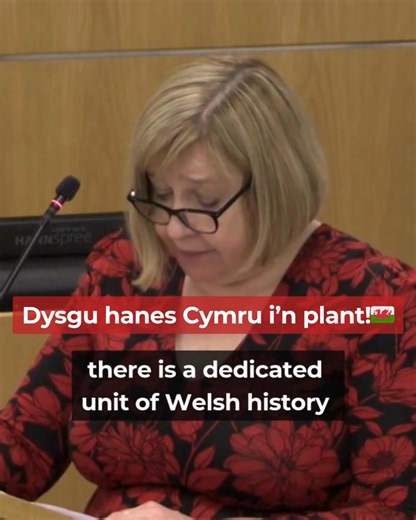 🏴󠁧󠁢󠁷󠁬󠁳󠁿 Mae’n bryd inni ddysgu hanes Cymru i’n plant – yn llawn! Cytuno? 🏴󠁧󠁢󠁷󠁬󠁳󠁿 It’s time that Wales’ story was told — in full. Agree? | Siân Gwenllian AS/MS