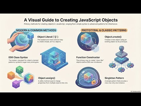 What are the possible ways to create objects in JavaScript - Javascript Interview Questions
