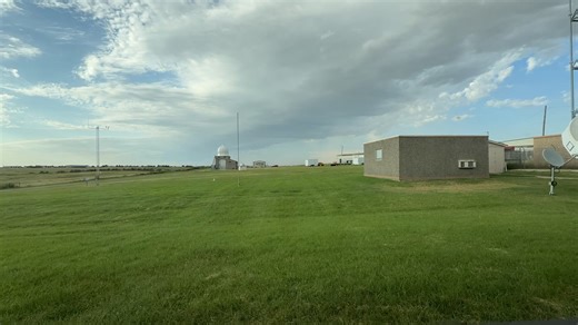 Time-lapse of an outflow boundary marching east to west across southwest Kansas this evening. Gave us 35-40 mph gusts and a bit of a cool down. | US National Weather Service Dodge City Kansas