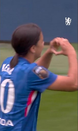 SAM KERR in her final game for Chelsea!! 🥳