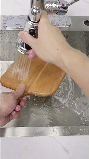 Time to Upgrade Your Kitchen! How to Clean Choppingboard, Faucet Replacement (link in comments)