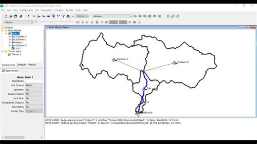 HEC-HMS 4.11 中的水文建模：初学者教程 中文配音
