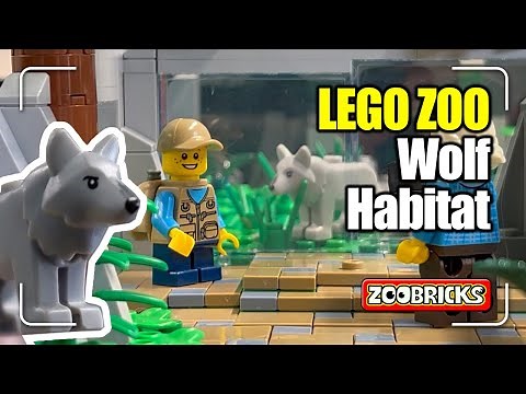 Lego Zoo Wolf Habitat Complete