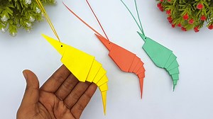 24K views · 931 reactions | How to fold origami lobster - DIY moving paper craft ideas - DIY back to school project crafts #PaperLobster #Crafts #PaperToys | Entertaining Arts | Facebook