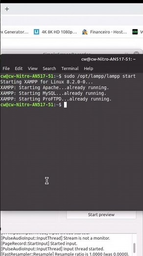 How to start XAMPP on Linux Mint’s Terminal
