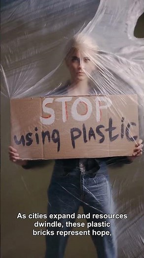 the new bricks made from plastic waste that snap together like Lego