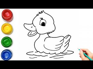 How to Draw a Duck | Duck Drawing | How to Draw Duck | Draw Smart
