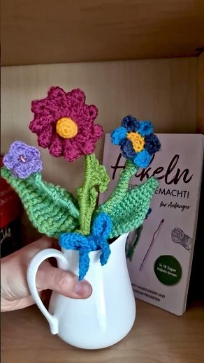 Blumenstrauß häkeln 💐 Hol dir den Frühling JETZT nach Hause!