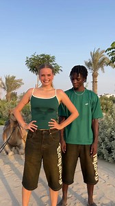 Did the camel smile at us？？😅🐪 #hot #bahrain #travel #couple dc： @jadan.s.m_zay | Pedro Conrad