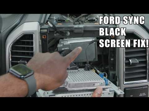 Ford SYNC Not working (Black Screen)...Here's the FIX (APIM MODULE REPLACEMENT