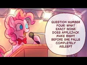 [MLP Comic Dub] Pinkie's Trivia Nights Sure Aren't Traditional (Adult Comedy - Twijack / Rarijack)