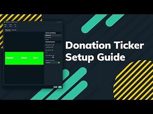 How to Set Up the Streamlabs Donation Ticker