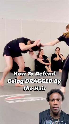 4.4M views · 134K reactions | How to defend being dragged by the hair #selfdefense #bjj #bjjgirls #jiujitsu #girls #wrestling | Dominic Barry | Facebook