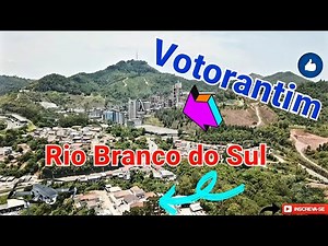 Rio Branco do Sul PR visto com Drone