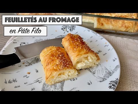 Recette - FEUILLETÉS AU FROMAGE - PÂTE FILO