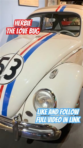 The Legendary Herbie VW Beetle Up Close! #herbie #vw #beetle #carsofyoutube #fyp