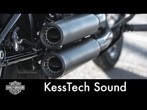 KessTech Exhaust Harley Davidson Softail Street Bob 2020 V2 Sound