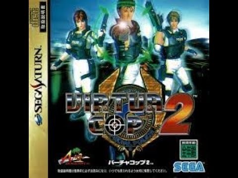 Virtua Cop 2 (Sega Saturn) GCO1 Polymega Gameplay