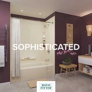 A single bath makeover 🤝 a lifetime of sophistication. Trust Bath Fitter to create a custom bath that mirrors your vision and respects your budget. | Bath Fitter