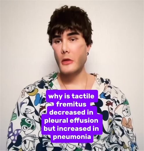 mehlmanmedical.com on Instagram: "“Why is tactile fremitus decreased in pleural effusion but increased in pneumonia?” #mehlman_medical #mike_mehlman #usmle #usmlestep #usmleprep #usmlestep1 #usmlestep2 #usmlepreparation #usmlejourney #usmlemotivation #cbse #cbseboardexam #step1 #step2ck #step3 #medstudent #medstudentlife #medical #medicalschool"