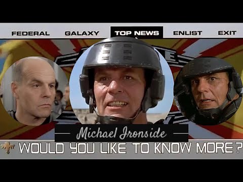 Every MICHAEL IRONSIDE scene in STARSHIP TROOPERS