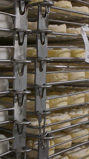 5.1M views · 47K reactions | These #cheese-#makers create over 8,000 wheels of #brie daily. Here's how they do it. | Insider | Facebook