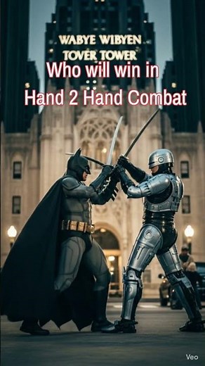 Batman 🦇 vs Robocop 🤖 | Who will Win 🏆 #hollywood #shorts #youtube