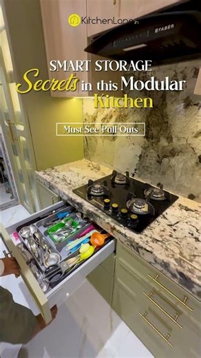 Smart Storage Secrets in This Luxury Parallel Modular Kitchen | Kitchenlane Andheri