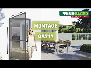 Telescopic insect screen door PLUS from Windhager Home & Garden - Mounting instruction (QA717)