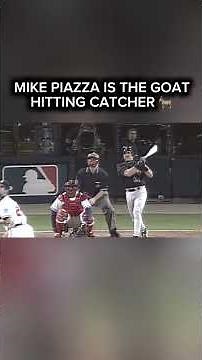 Mike Piazza is the GOAT Hitting Catcher 🐐 #catcher #mlb #newyorkmets #hitting #baseball