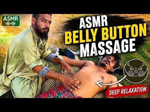 1 ASMR Belly Button Massage | Relaxing Outdoor Massage with Nature Sounds