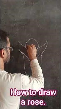 How to draw a rose step by step. #howto #draw #rose #tutorial #easy #learn #art #drawing