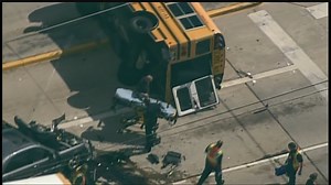 Driver injured in 2-vehicle accident involving Alief ISD school bus
