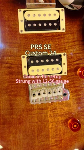 PRS SE Custom 24 in C standard Tuning 😱 #prs #custom24 #electricguitar #guitarsetup #droptuning #ernieball