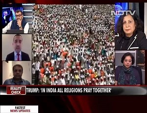 "Kashmir is under lockdown right now and Trump has nothing to say about it." Me on Trump, Modi and Kashmir on Indian news channel NDTV earlier: | Mehdi Hasan